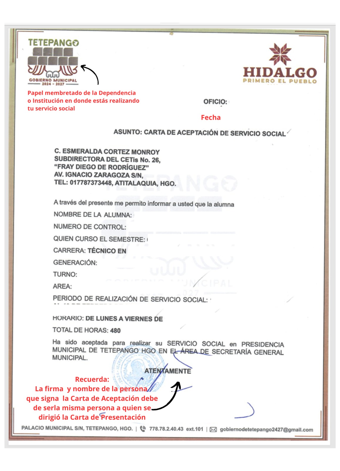 Carta de Terminación